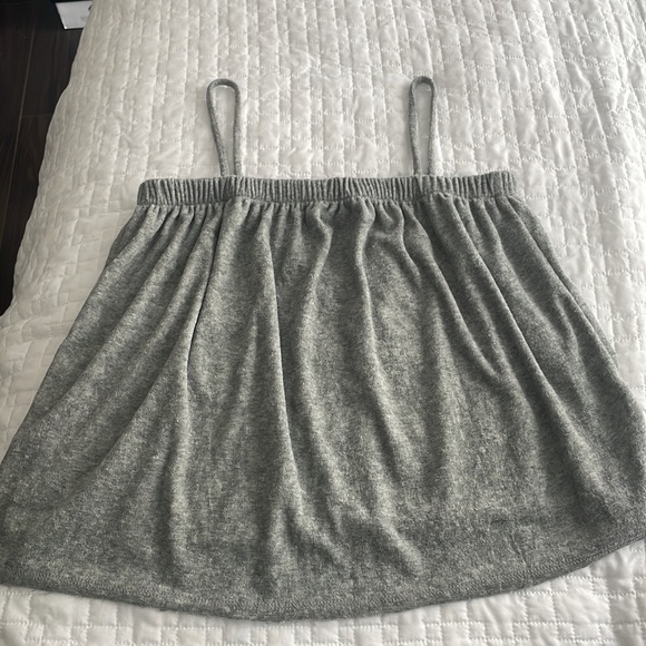 PROJECT SOCIAL T Grey Terry Cloth Tank Top - Picture 2 of 7